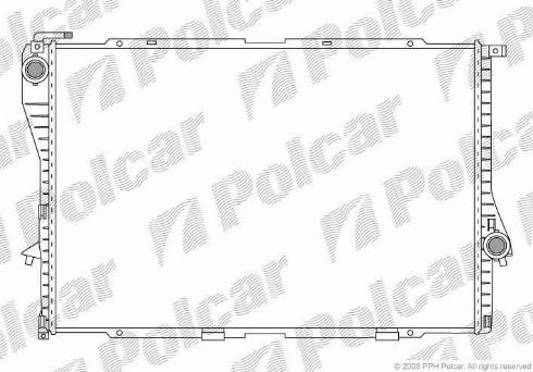 Polcar 201608-7 - Радиатор, охлаждение двигателя avtokuzovplus.com.ua