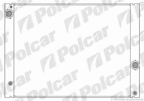 Polcar 2017085X - Радіатор, охолодження двигуна autocars.com.ua