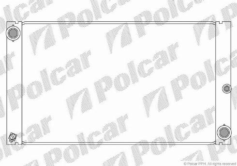 Polcar 2017086X - Радиатор, охлаждение двигателя avtokuzovplus.com.ua