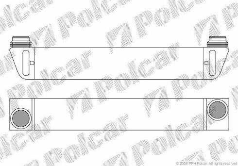 Polcar 2017J81X - Интеркулер autocars.com.ua