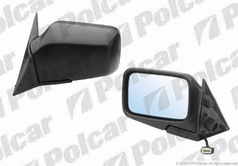 Polcar 2021524M - Дзеркальне скло, зовнішнє дзеркало autocars.com.ua