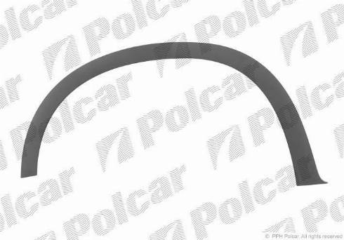 Polcar 20510110 - Розширення, крило autocars.com.ua
