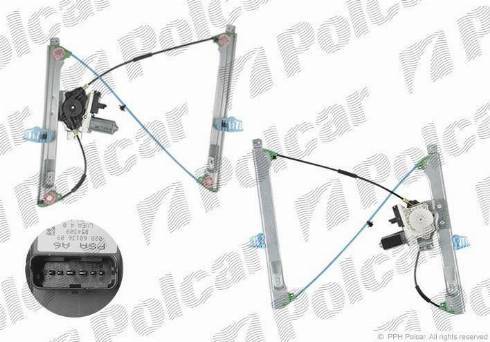 Polcar 2308PSE1 - Підйомний пристрій для вікон autocars.com.ua