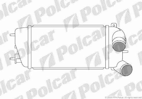 Polcar 2315J81X - Интеркулер autocars.com.ua