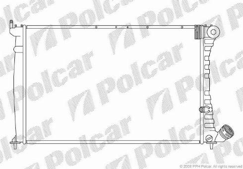 Polcar 232508-9 - Радиатор, охлаждение двигателя autodnr.net