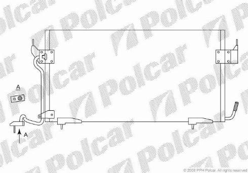 Polcar 2326K82X - Конденсатор, кондиціонер autocars.com.ua