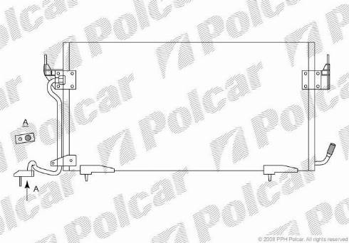 Polcar 2326K83X - Конденсатор кондиционера avtokuzovplus.com.ua