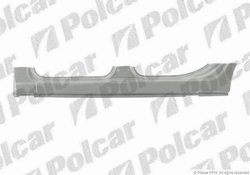Polcar 232741-Q - Підніжка, накладка порога autocars.com.ua