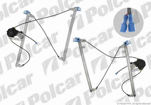 Polcar 2327PSE2 - Стеклоподъемник avtokuzovplus.com.ua