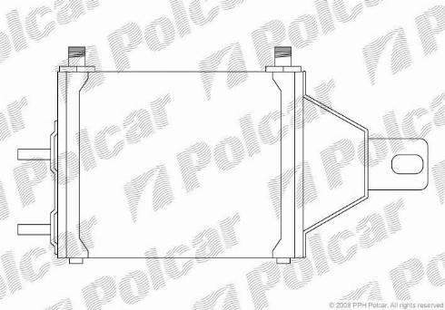 Polcar 2330L82X - Масляний радіатор, рухове масло autocars.com.ua