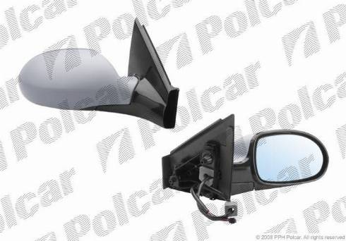 Polcar 2332525M - Покриття, зовнішнє дзеркало autocars.com.ua