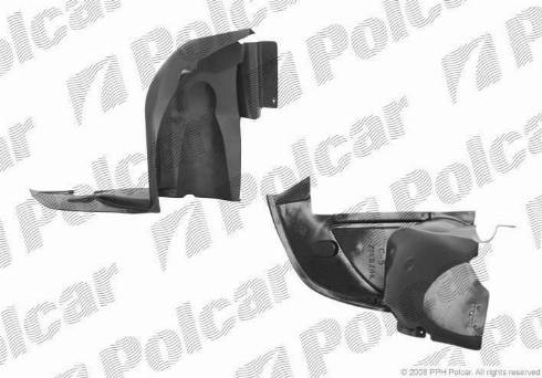 Polcar 2332FP-1 - Обшивка, колісна ніша autocars.com.ua