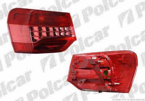 Polcar 233487-E - Задній ліхтар autocars.com.ua