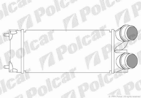 Polcar 2351J81X - Интеркулер autocars.com.ua