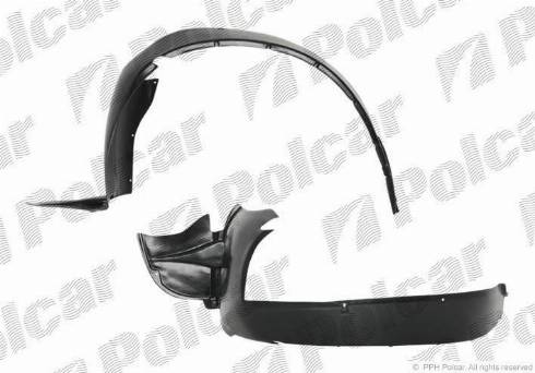 Polcar 2380FL-1 - Обшивка, колісна ніша autocars.com.ua
