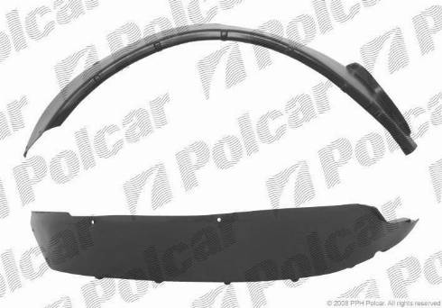 Polcar 2380FL-3 - Обшивка, колісна ніша autocars.com.ua