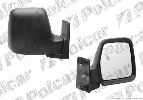 Polcar 239552-M - Зовнішнє дзеркало autocars.com.ua