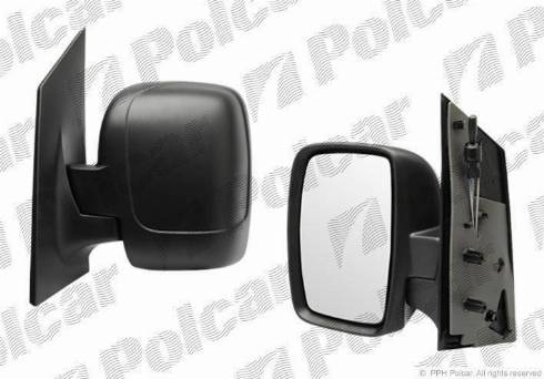 Polcar 2396511E - Зовнішнє дзеркало autocars.com.ua