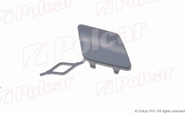 Polcar 23B196-9 - Заслінка, буксирний гак autocars.com.ua