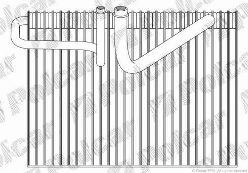 Polcar 2401P81X - Испаритель, кондиционер avtokuzovplus.com.ua