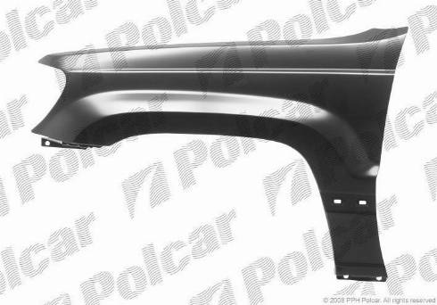 Polcar 240601 - Крило autocars.com.ua