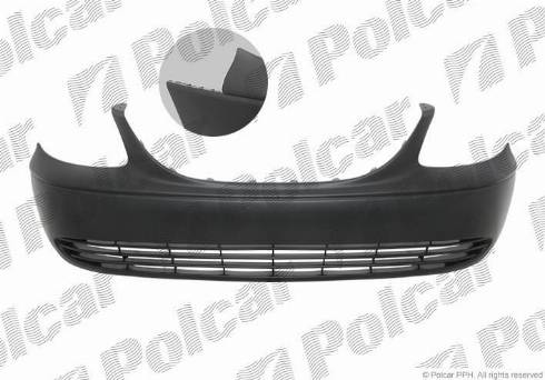Polcar 242007-1 - Буфер, бампер autocars.com.ua