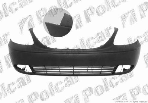 Polcar 242007-5 - Буфер, бампер autocars.com.ua