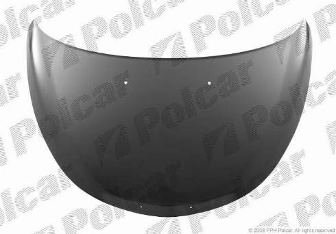 Polcar 245003 - Капот двигуна autocars.com.ua