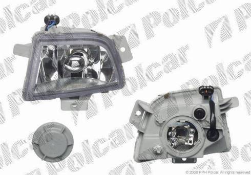 Polcar 250029-1 - Противотуманная фара autocars.com.ua