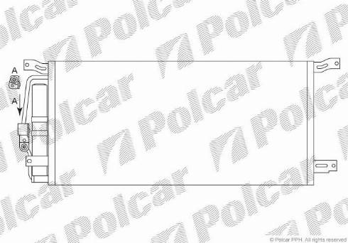 Polcar 2533K8C1 - Конденсатор кондиционера autodnr.net