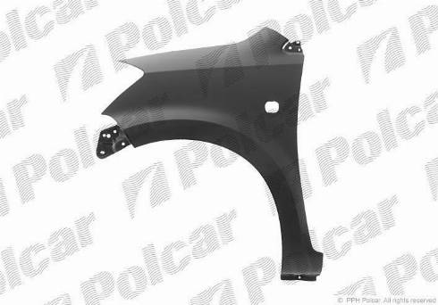 Polcar 261301 - Крило autocars.com.ua