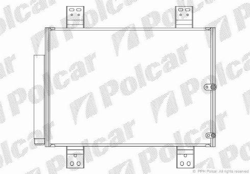 Polcar 2621K81K - Конденсатор, кондиціонер autocars.com.ua