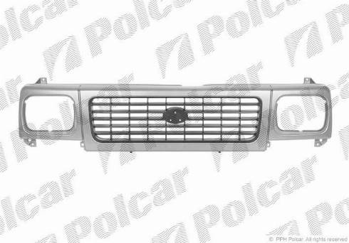 Polcar 264405-1 - Решітка радіатора autocars.com.ua