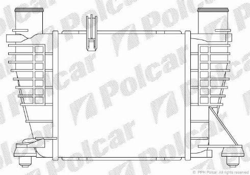 Polcar 2712J81X - Интеркулер autocars.com.ua