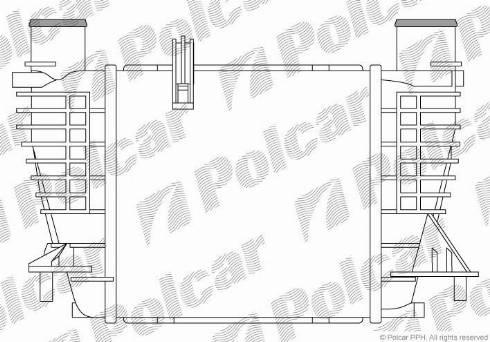 Polcar 2758J81X - Интеркулер autocars.com.ua