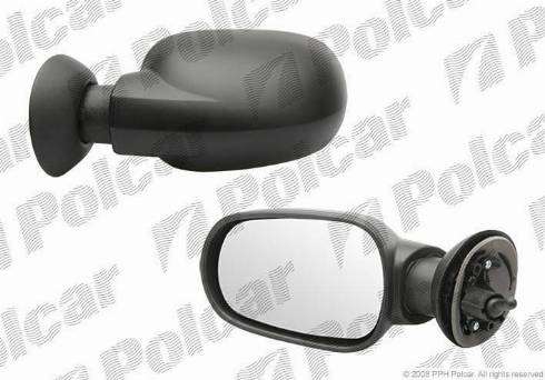 Polcar 2800511M - Зовнішнє дзеркало autocars.com.ua