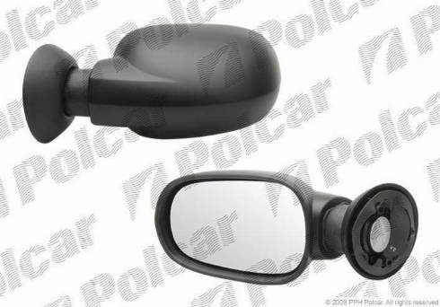 Polcar 280052-M - Наружное зеркало avtokuzovplus.com.ua