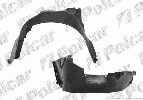 Polcar 2912FL1Q - Обшивка, колісна ніша autocars.com.ua