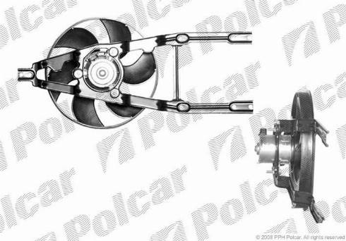 Polcar 300123W2 - Вентилятор, охолодження двигуна autocars.com.ua