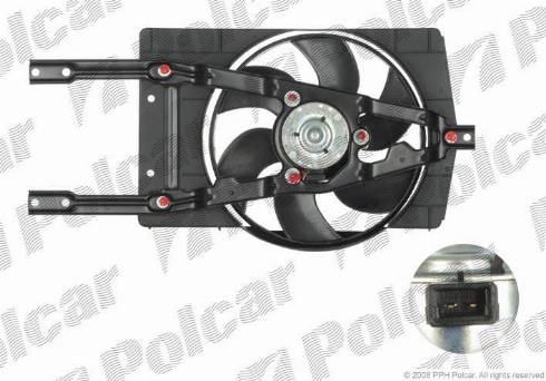 Polcar 300123W4 - Вентилятор, охолодження двигуна autocars.com.ua