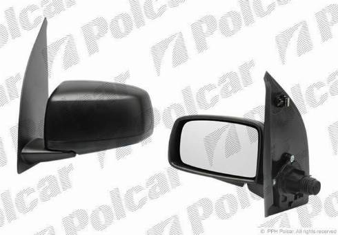 Polcar 300352-E - Зовнішнє дзеркало autocars.com.ua