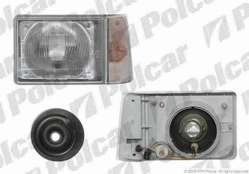 Polcar 3004101E - Основна фара autocars.com.ua