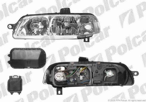 Polcar 300609-E - Основна фара autocars.com.ua