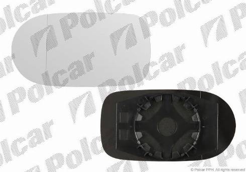 Polcar 3006541M - Дзеркальне скло, зовнішнє дзеркало autocars.com.ua