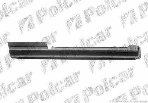 Polcar 301642 - Підніжка, накладка порога autocars.com.ua