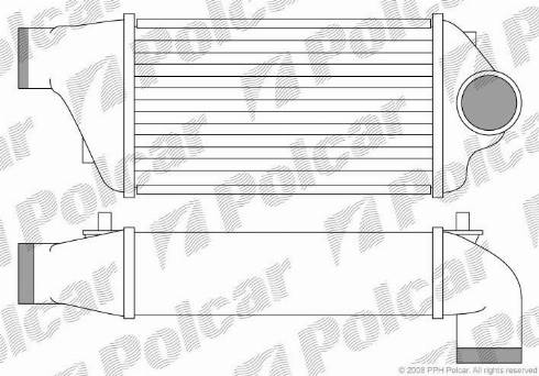 Polcar 3016J82X - Интеркулер autocars.com.ua