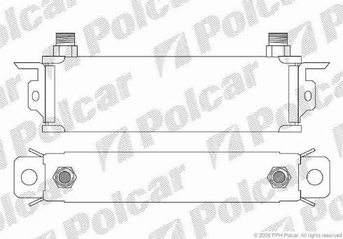 Polcar 3016L81X - Масляний радіатор, рухове масло autocars.com.ua