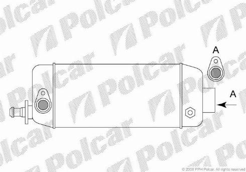 Polcar 3017L82X - Масляний радіатор, рухове масло autocars.com.ua