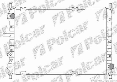 Polcar 301808A2 - Радиатор, охлаждение двигателя autodnr.net