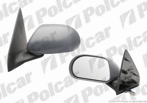 Polcar 3018525M - Зовнішнє дзеркало autocars.com.ua